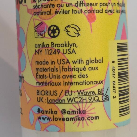 Amika Frizz-me-not Hydrating Anti-Frizz Treatment Spray 5-pc Travel Size 30 ML - Picture 4 of 6